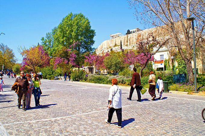 Vintage Apartment Next To Acropolis Museum Athens Luaran gambar